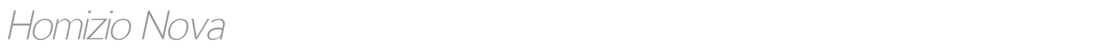 Homizio Nova font preview